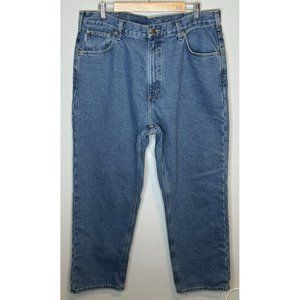 Carhartt Jeans 38x32 Blue Denim Heavy Men’s GREAT CONDITION